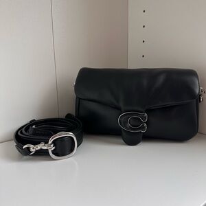 Black Leather Crossbody Bag